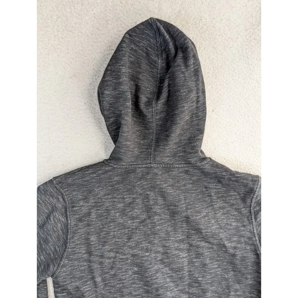 Toppers Pizza Hoodie Sweatshirt Mens Small Full Zip Cotton Employee Uniform